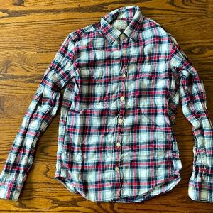 J Crew XS flannel shirt